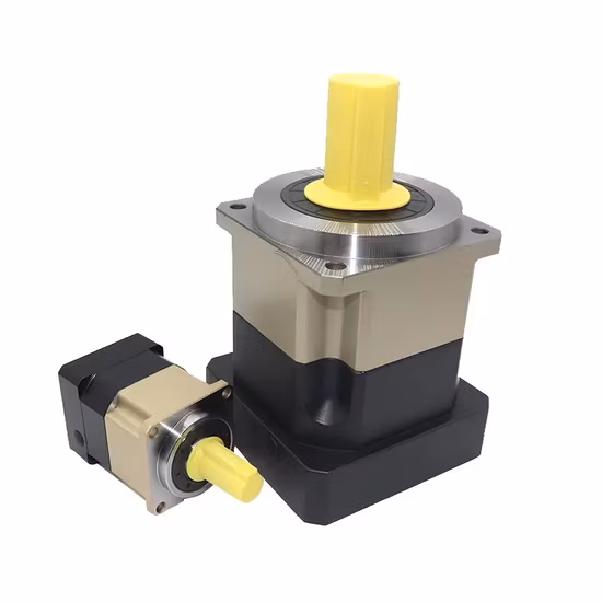 Factory Custom Ab Series 60mm Round Flange Right Angle Planetary Gearbox Reducer