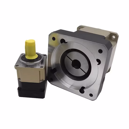 Factory Custom Ab Series 60mm Round Flange Right Angle Planetary Gearbox Reducer