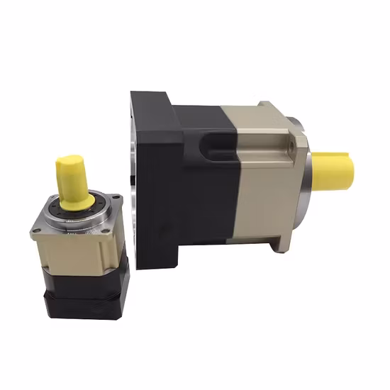 Factory Custom Ab Series 60mm Round Flange Right Angle Planetary Gearbox Reducer