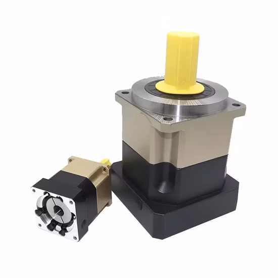 Factory Custom Ab Series 60mm Round Flange Right Angle Planetary Gearbox Reducer