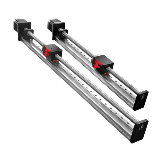 Vertikaler linearer Schienenführungs-Kugelumlaufspindeltisch mit motorisiertem Xyz-Tisch