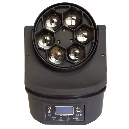 6X15W 4in1 RGBW Mini Bee Eye Moving Head Beam Bühnenbeleuchtung für DJ KTV Nighticlubs Party
